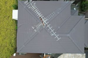 ドローン調査　屋根　塗装見積もり