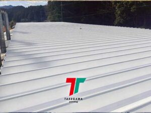 松阪市で折板屋根の断熱塗装
