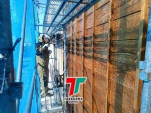 【松治郎の舗様】木部外壁塗装工事｜風合いを活かした再生塗装〈松阪市〉