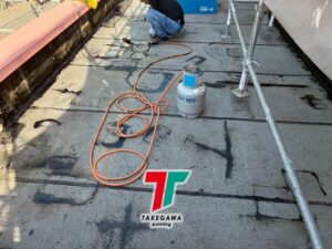 【某施設様 屋上防水工事】アスファルト防水＋ウレタン防水で2ヶ月の大規模施工