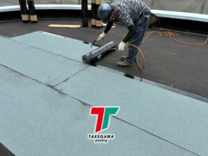 【某施設様 屋上防水工事】アスファルト防水＋ウレタン防水で2ヶ月の大規模施工