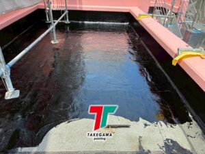 【某施設様 屋上防水工事】アスファルト防水＋ウレタン防水で2ヶ月の大規模施工